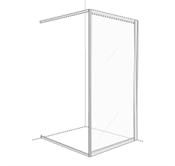 Ifø Solid Gulv-Forhængsliste Ifø nr 0624582 i HVID